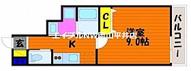 岡山県岡山市南区豊成3丁目（賃貸アパート1K・1階・29.93㎡） その2