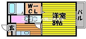 岡山県岡山市東区楢原（賃貸アパート1K・1階・25.92㎡） その2