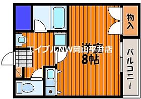 岡山県岡山市中区浜1丁目（賃貸マンション1K・3階・23.80㎡） その2