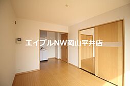 岡山電気軌道清輝橋線 清輝橋駅 徒歩27分の賃貸アパート 1階2LDKのリビング/ダイニング