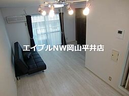 JR宇野線 備前西市駅 5.9kmの賃貸マンション 3階1Kのリビング/ダイニング