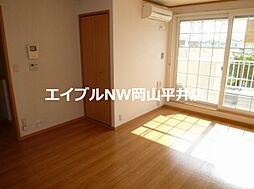 JR赤穂線 西大寺駅 3.1kmの賃貸アパート 2階2LDKのリビング/ダイニング