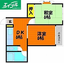 コーポ門田屋敷 2階/-