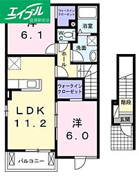 ルミエール B 2階/-