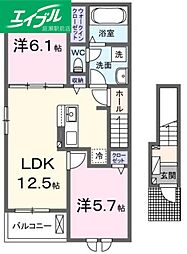 クレメント 2階