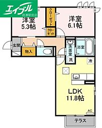グランドゥール中庄 1階/-