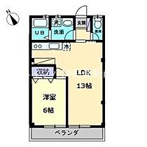 グリンハイツ　Ｂ棟  ｜ 岡山県倉敷市茶屋町（賃貸アパート1LDK・1階・44.70㎡） その2