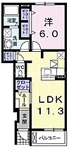 レインボーキャッスル山際IIＢ  ｜ 岡山県岡山市北区西辛川（賃貸アパート1LDK・1階・44.18㎡） その2