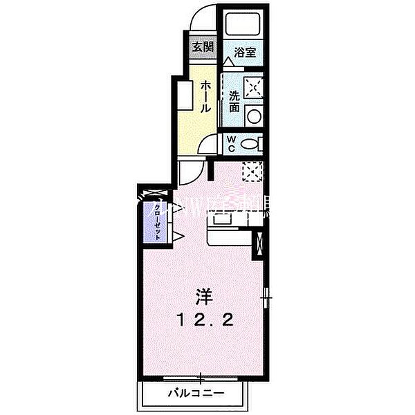 ラフレシール ｜岡山県岡山市北区平野(賃貸アパート1R・1階・32.90㎡)の写真 その2