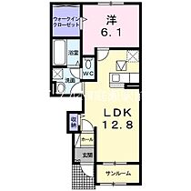 シェルブール　Ａ  ｜ 岡山県玉野市長尾（賃貸アパート1LDK・1階・50.16㎡） その2