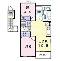 ハーモニー大崎I  ｜ 岡山県玉野市八浜町大崎（賃貸アパート2LDK・2階・51.67㎡） その2