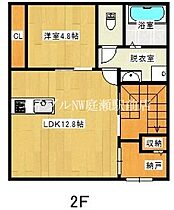 Sirius（シリウス）S棟  ｜ 岡山県岡山市北区白石550-1（賃貸アパート1LDK・2階・49.60㎡） その2