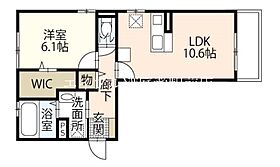 Siriusu（シリウス）  ｜ 岡山県倉敷市青江1-6（賃貸アパート1LDK・3階・45.02㎡） その2