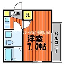 グリーンヒル中庄駅前  ｜ 岡山県倉敷市鳥羽（賃貸マンション1K・1階・21.37㎡） その2