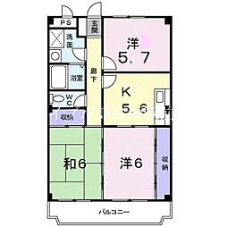 ニューマリッチ笹沖 2階