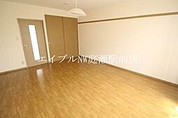 ビーライン川入　B棟 2階1Kのリビング/ダイニング