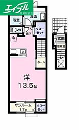エムズガーデンＢ 2階