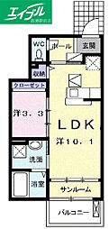 間取図画像 1LDK
