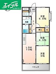 ルナ・アルカディア貳番館 3LDKの間取図画像