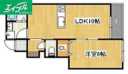 プティーシュシュ庭瀬北　北棟 1階