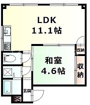 エスコ桑田マンションII  ｜ 岡山県岡山市北区桑田町（賃貸マンション1LDK・3階・32.37㎡） その2