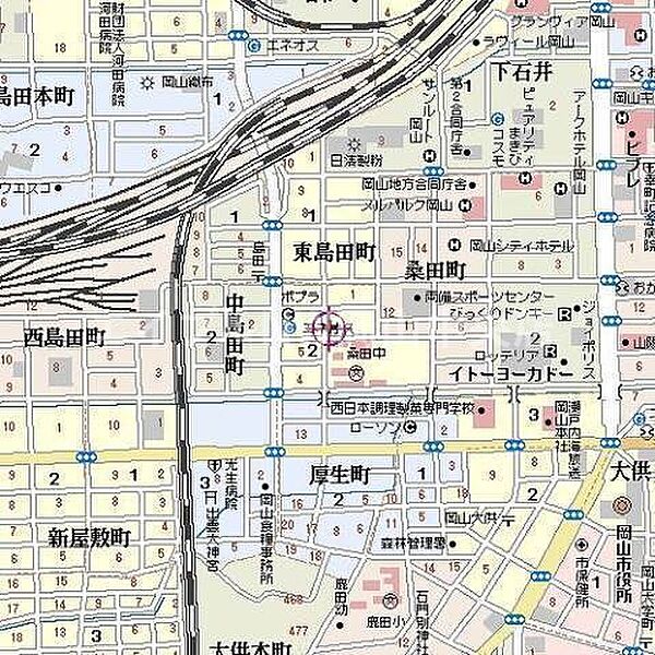 ベルシオンＳＨＩＭＡＤＡ ｜岡山県岡山市北区東島田町2丁目(賃貸マンション1K・2階・23.40㎡)の写真 その15