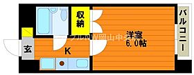 スプランドゥール中山下  ｜ 岡山県岡山市北区中山下1丁目（賃貸マンション1K・9階・19.11㎡） その2