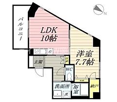 光田参番館  ｜ 岡山県岡山市北区中山下1丁目（賃貸マンション1LDK・3階・47.70㎡） その2