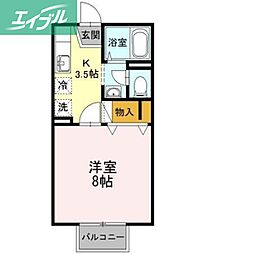 メゾンたちばな B棟 2階/-