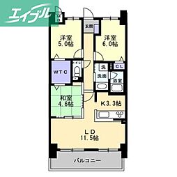アルファライフ岡山駅西 3階