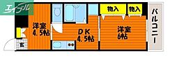 センチュリーふなばし 1SDKの間取図画像