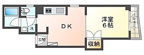 岡山県岡山市北区柳町2丁目（賃貸マンション1DK・6階・33.79㎡） その2