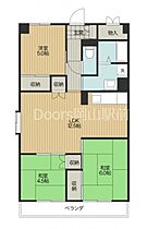 岡山県岡山市北区伊島町1丁目（賃貸マンション3LDK・2階・66.52㎡） その2