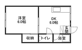 岡山県岡山市北区清心町（賃貸アパート1DK・2階・24.00㎡） その2