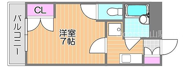 プレアール後楽園 ｜岡山県岡山市中区浜1丁目(賃貸マンション1K・1階・19.11㎡)の写真 その2