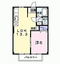 岡山県岡山市東区楢原（賃貸アパート1LDK・1階・40.04㎡） その2