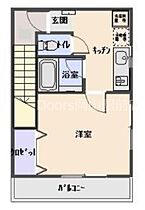 岡山県岡山市北区伊福町2丁目（賃貸アパート1K・2階・24.57㎡） その2