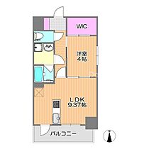 岡山県岡山市北区富田町2丁目（賃貸マンション1LDK・14階・36.72㎡） その2