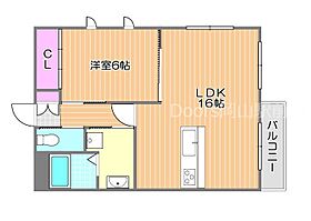 岡山県岡山市中区さい東町1丁目（賃貸マンション1LDK・3階・52.00㎡） その2