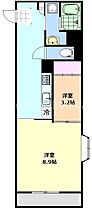 岡山県岡山市北区岡町（賃貸マンション2K・6階・36.75㎡） その2