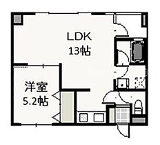 岡山県岡山市北区平和町（賃貸マンション1LDK・4階・40.00㎡） その2