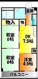 間取図画像 3DK