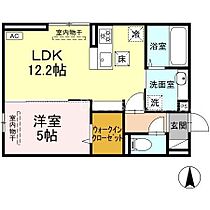 岡山県岡山市北区西長瀬（賃貸アパート1LDK・1階・42.79㎡） その2