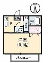 岡山県岡山市北区島田本町1丁目（賃貸アパート1K・1階・30.48㎡） その2