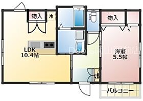 岡山県岡山市南区妹尾（賃貸アパート1LDK・2階・42.31㎡） その2