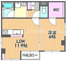 レ・コラージュ  ｜ 岡山県岡山市北区富田町1丁目（賃貸マンション1LDK・3階・44.80㎡） その2