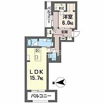 岡山県岡山市北区田中（賃貸マンション1LDK・2階・61.25㎡） その2