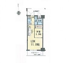 岡山県岡山市北区津島西坂2丁目（賃貸マンション1LDK・5階・34.32㎡） その2