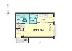 岡山県岡山市北区学南町3丁目（賃貸マンション1K・1階・29.16㎡） その2