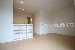 JR山陽本線 西川原駅 徒歩13分の賃貸アパート 1階1LDKのリビング/ダイニング